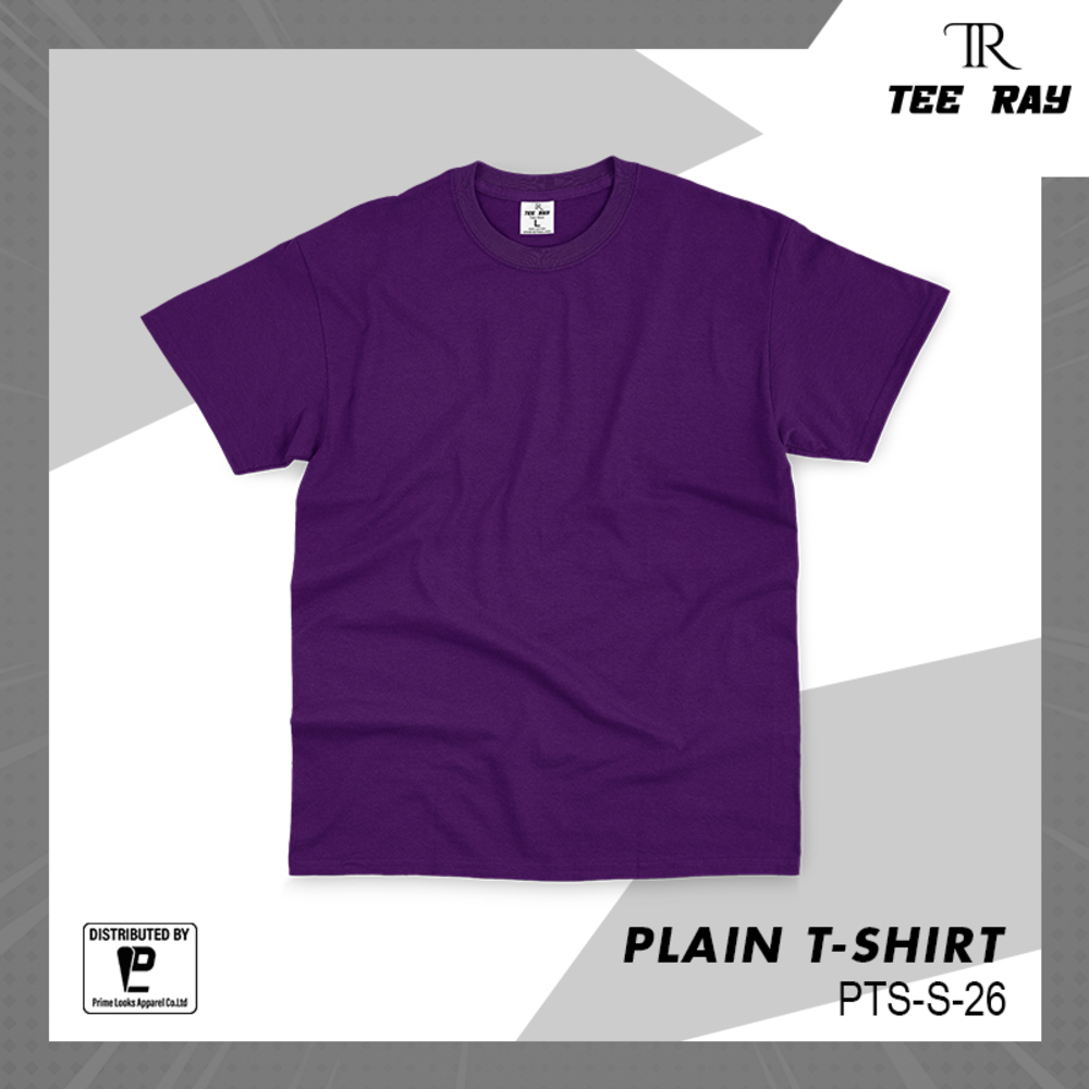 Tee Ray Plain T-Shirt PTS-S-26(S)