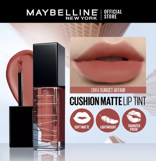 Maybelline Color Sensational Cushion Matte Liquid Lipstick 6.4ML (CM01 The Devil Wears Red)