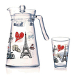 Luminarc Love Paris Drink Set 7PCS