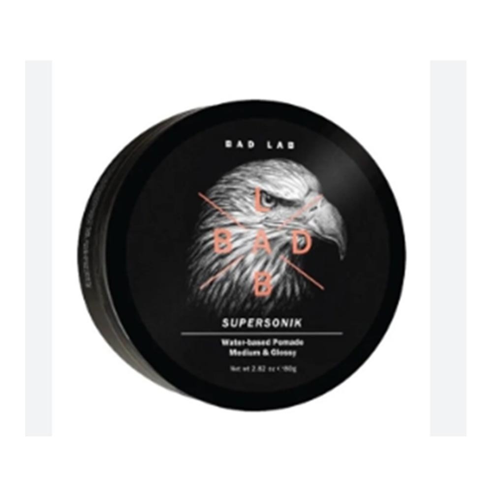 Bad Lab Supersonik Water-based Pomade Medium & Glossy Hair Styling Cream 80G