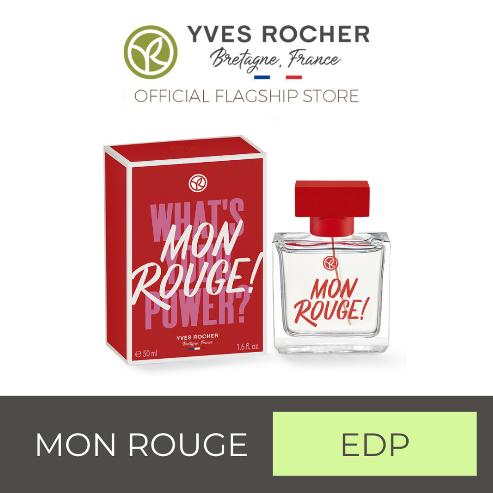 YVES ROCHER Eau De Parfum Mon Rouge 50 Ml Bottle 91836