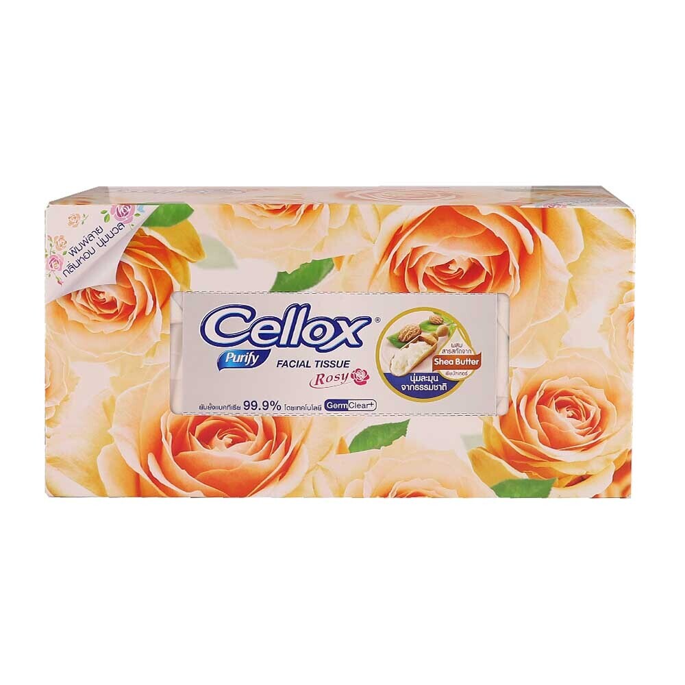 Cellox Rosy Facial Tissue Box 2Ply 135Sheets