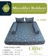 Olive Microfiber Double Bedsheet 5PCS Set OL-BKK-24883D