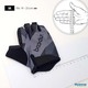 Burtono Fingerless Gel Cycling Gloves FIT-BT-GH2C-Black-Medium