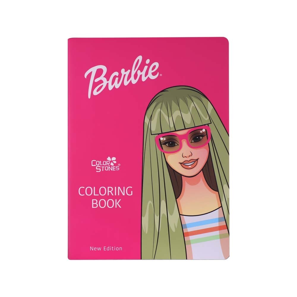 Color Stones Coloring Book Barbie New Edition