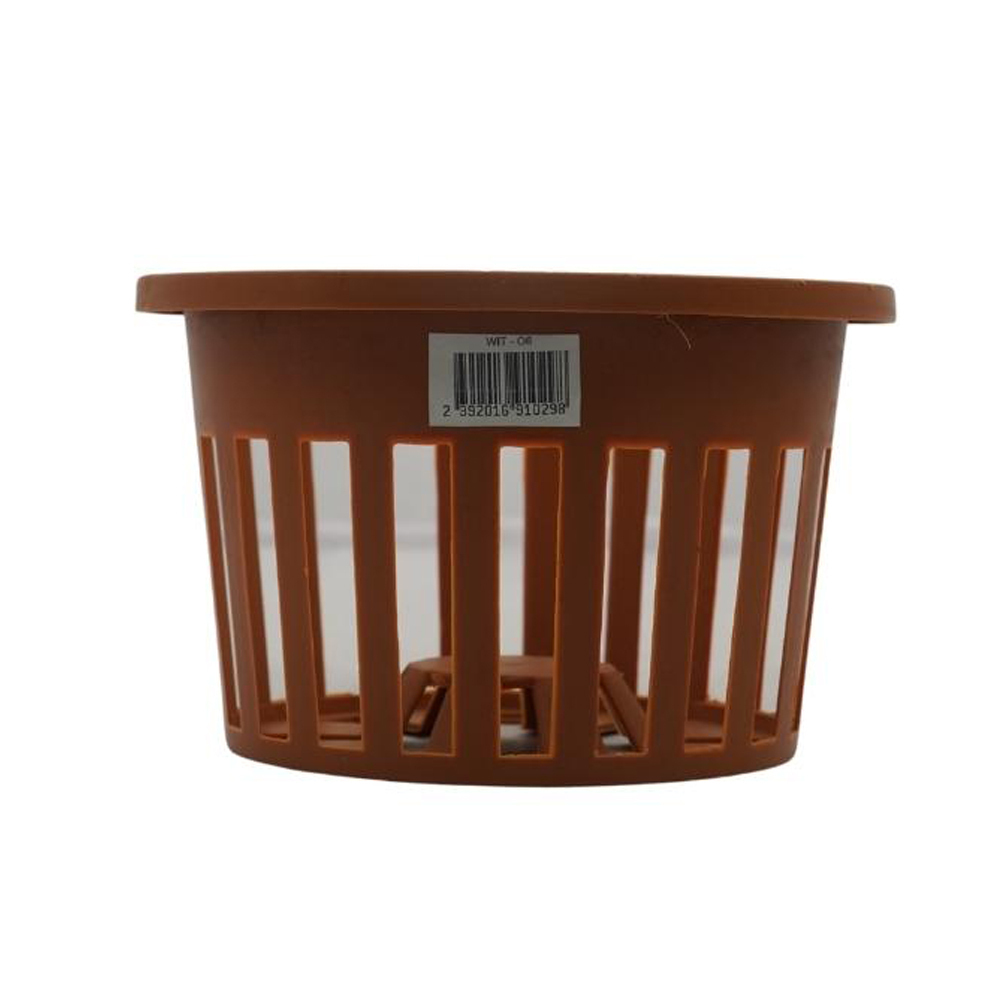 Wit Plastic Flower Basket NO.O6-T (Brown)