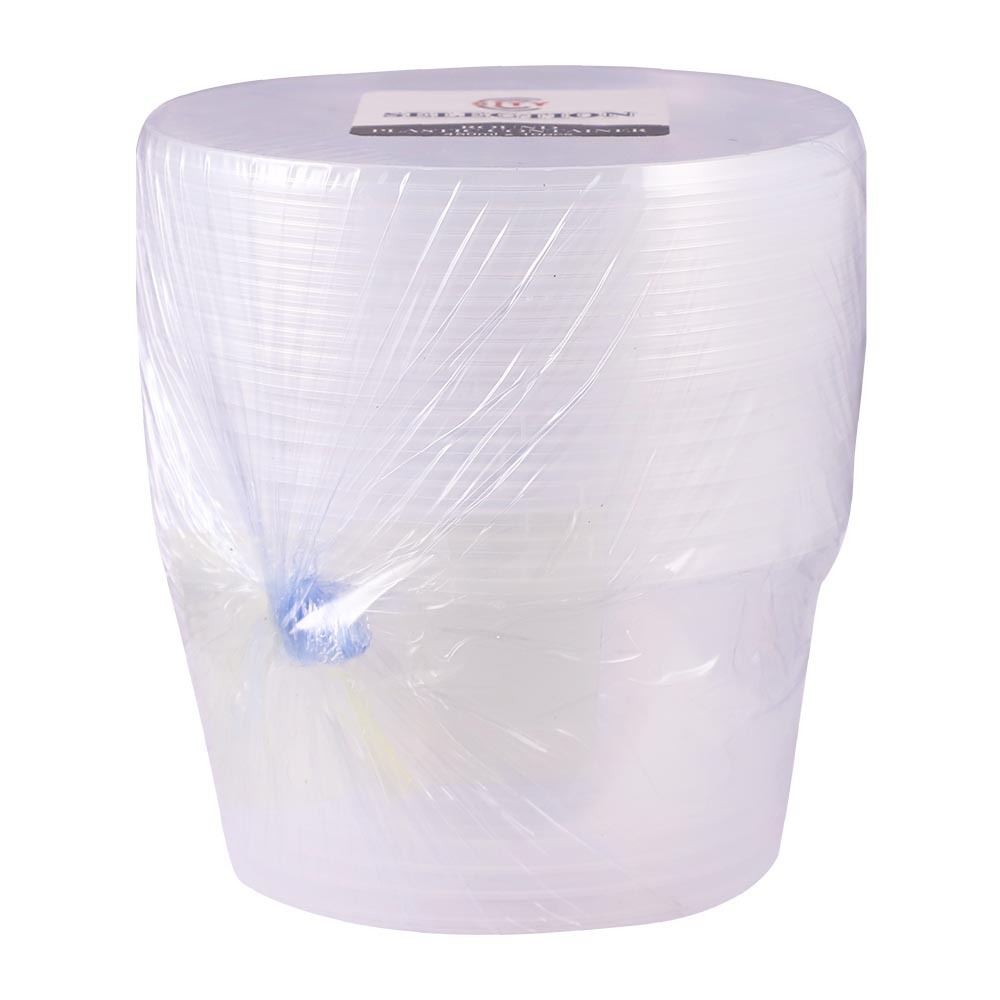 City Selection Plastic Round Container 450ML 10PCS