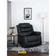 Furinbox Lemma PVC Manual Recliner 1/S Black