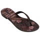 Grendha + Acai Energia Fem Flip (No-7) Flowers Black 118060AT38807
