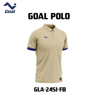 FIT  Goal Polo Sport Shirt GLA-2451 Gray Large