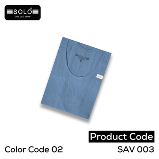 Solo Collection Men Plain Vest SAV 003 (Code 02-XXL)