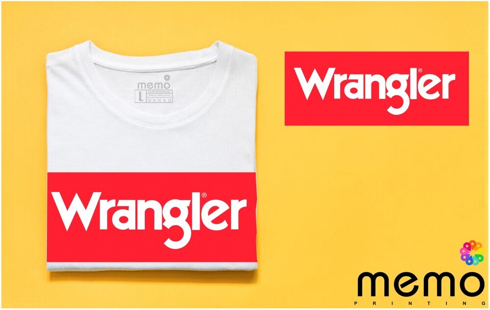 memo ygn Wranglers 03 unisex Printing T-shirt DTF Quality sticker Printing-White (Large)