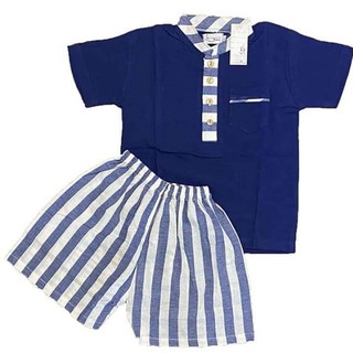 Lavender Boy Cotton Set Design 19 C004 Size-L