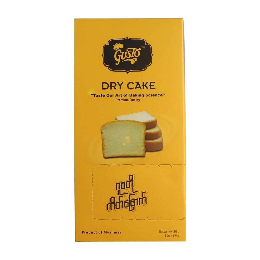 Gusto Plain Dry Cake 180G