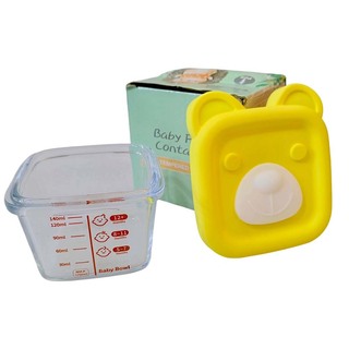 Baby Cele Food Container Glass Green 10247