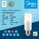 Midea LED Bulb (T Series) MDLTUT4510W (E27) ,6500K