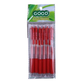 Good Click Gel Pen 0.5MM 6PCS GL-555 Red