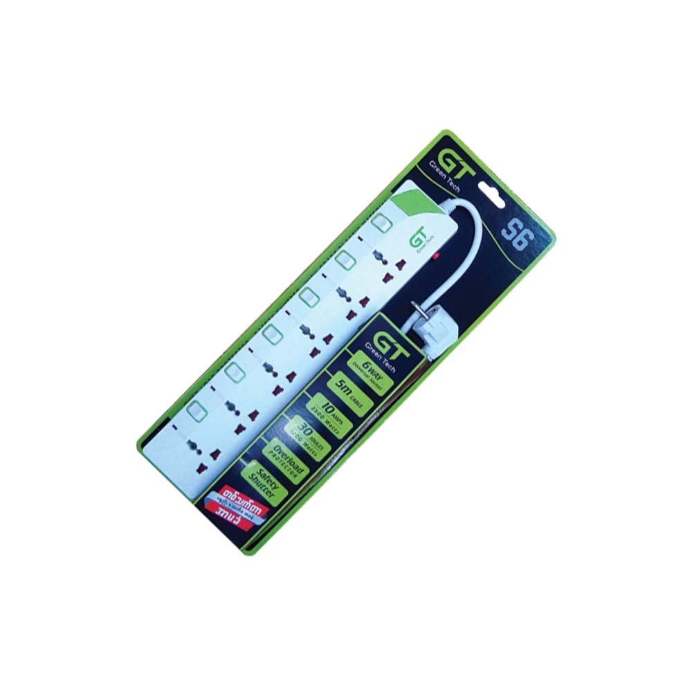 Green Tech Socket GTS - S6 White Green