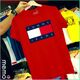 memo ygn Tommy Jeans unisex Printing T-shirt DTF Quality sticker Printing-Red (Medium)