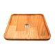 Burma Collection Square Wooden Tray 12IN