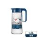 LLG619NVY Lock & Lock Glass Handle Jug-1.3LTR (Navy)