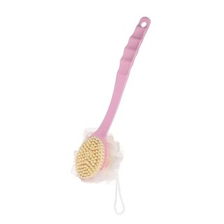 2 in 1 Bath Body Brush with Loofah Sponge KPTBPC00013 Pink