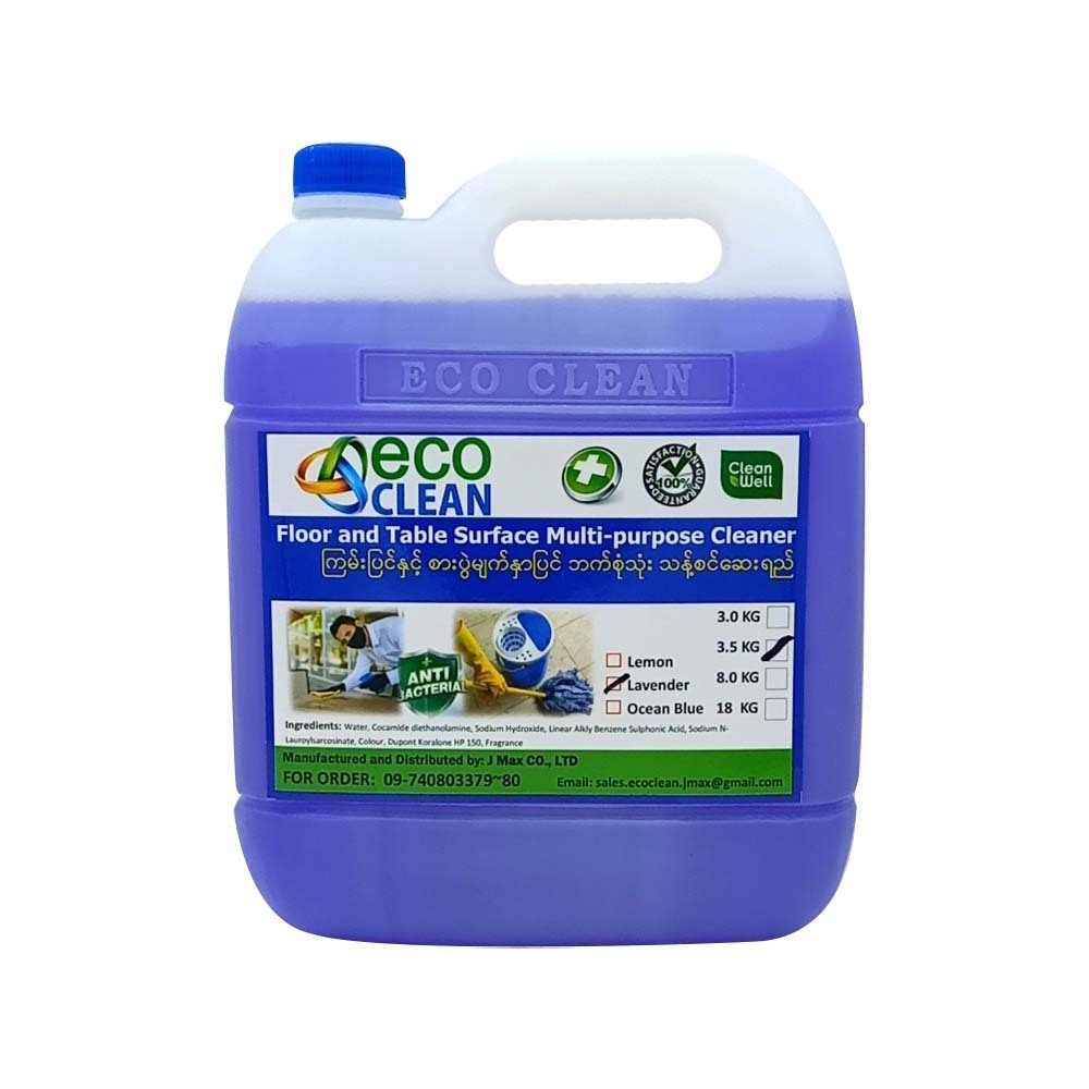 Eco Clean Floor & Surface Liquid (Lavender) 3.5KG