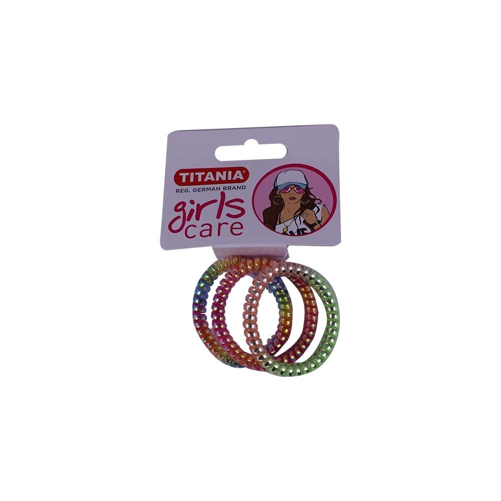 Titania Elastics Anti Ziep Rainbow 3 PCS No.7979S