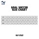 Goal Soccer Shoes GLF-2522 White/Gold/WN (No-44)