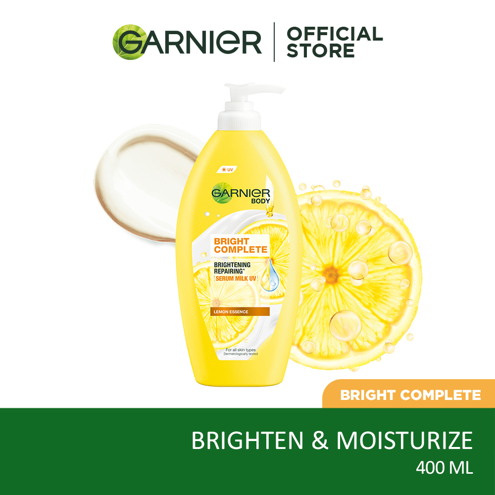 GARNIER BRIGHT COMPLETE SERUM MILK BODY LOTION 400ML