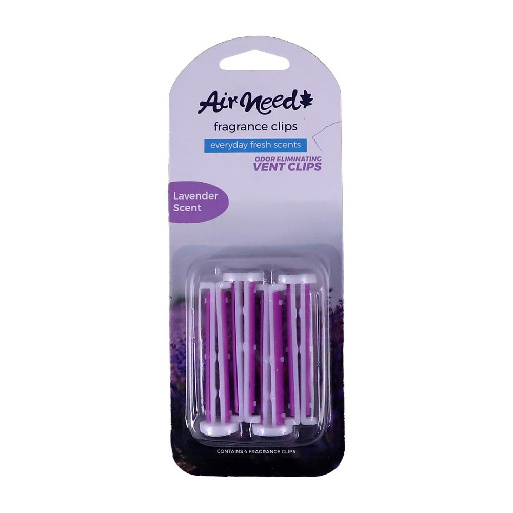 Air Need Car Perfume Vent Clips Lavender 4PCS