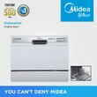 Midea Dishwasher  WQP6-3607