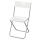 GUNDE Folding Chair White 78 CM