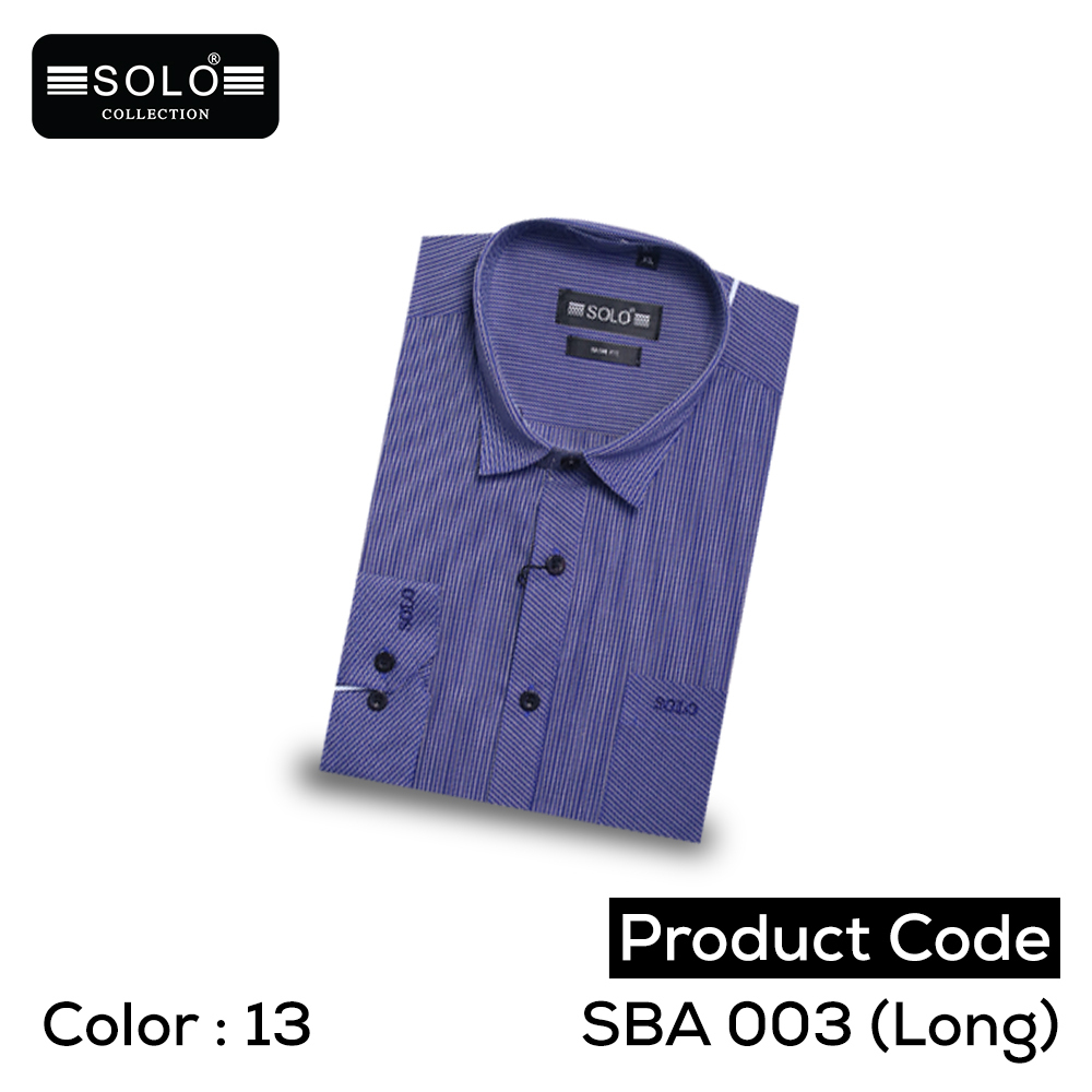 Solo Collection SBA 003 (Long) Slim Fit Shirt Large 13