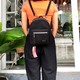 Konoko Cotton Mini Backpack S Size Black K1007