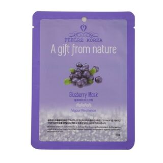 Feelre Korea A Gift From Nature Blueberry Face Mask 23ML