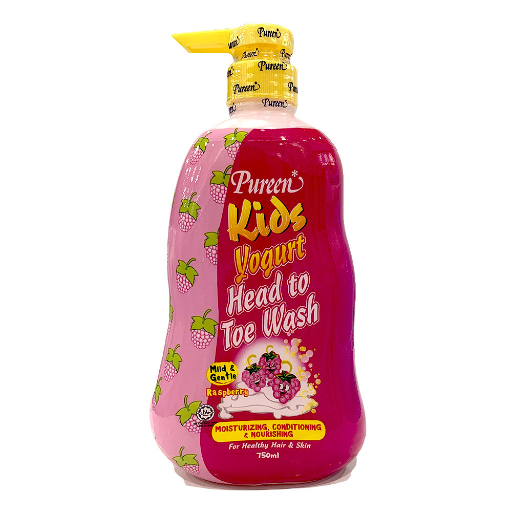 Pureen Kid Yogurt Head To Toe Wash Raspberry 750ML