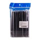 City Value Bubble Plastic Straw 50PCS (Black)