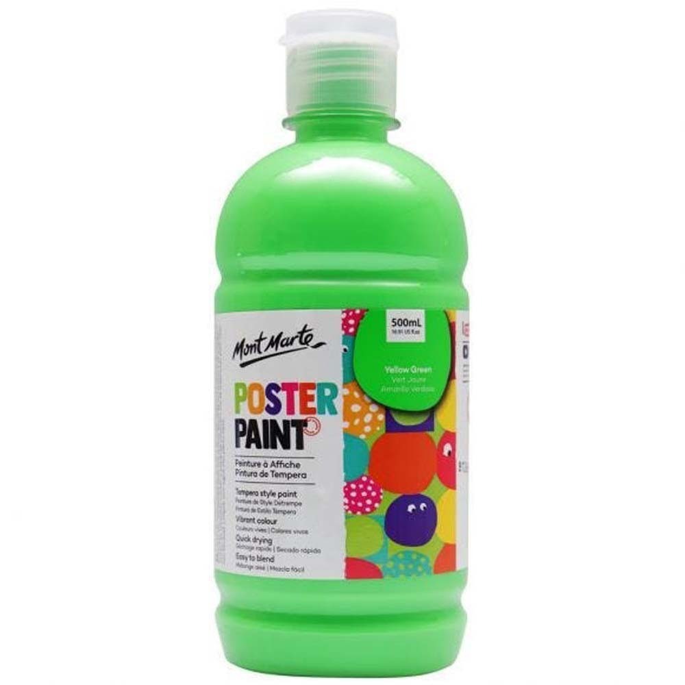 MM Poster Paint 500ML - Yellow Green