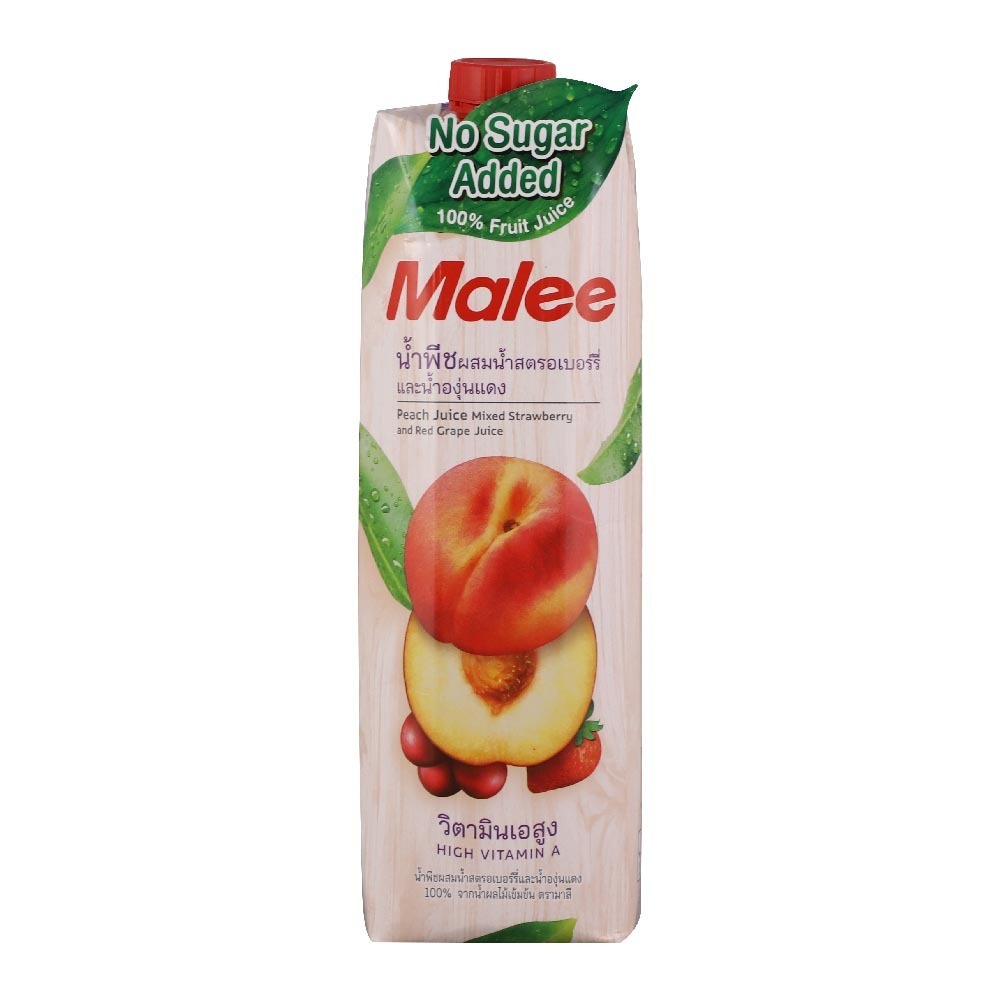 Malee 100% Peach With Mixed Fruit Juice 1LTR