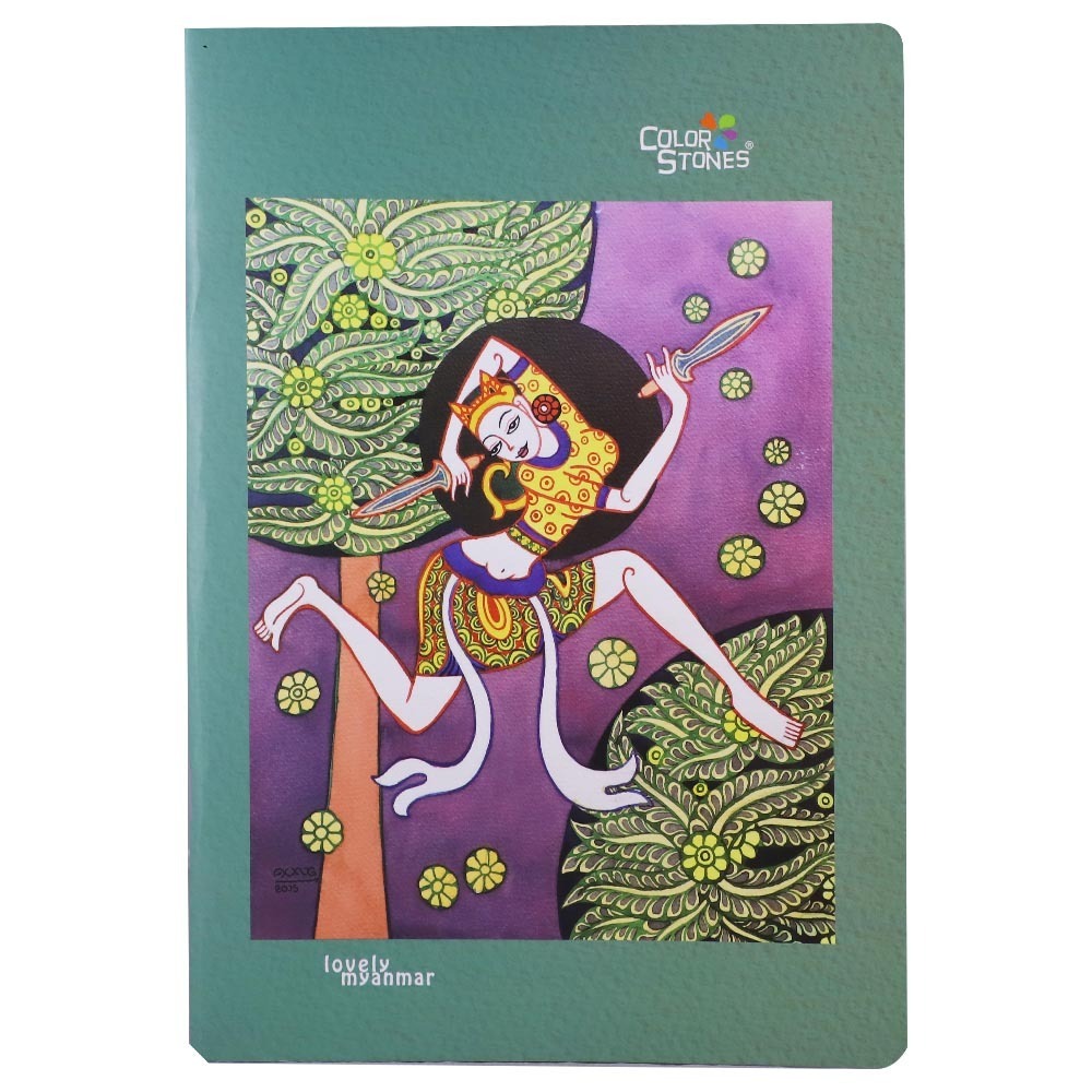 Color Stones Note Book Lovey Myanmar