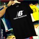 memo ygn New balance unisex Printing T-shirt DTF Quality sticker Printing-Black (Medium)