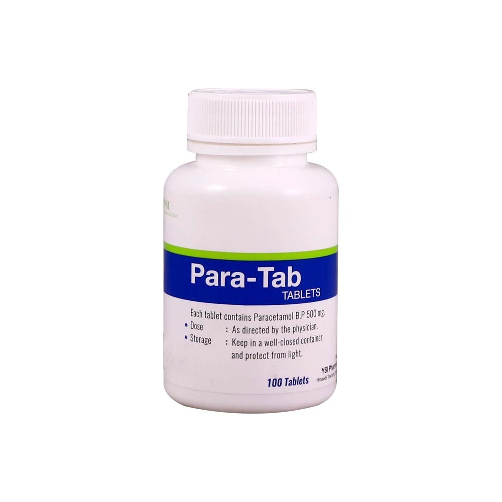 Ysi Para-Tab Paracetamol 500MG 100PCS