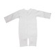 Te Te & Ta Ta Long Romper Short Sleeves White 0-3 Months (3Pcs/1Set) KRP-L102