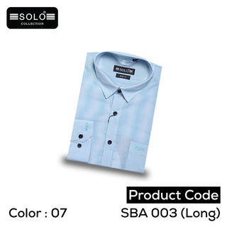 Solo Collection SBA 003 (Long) Slim Fit Shirt Medium 05