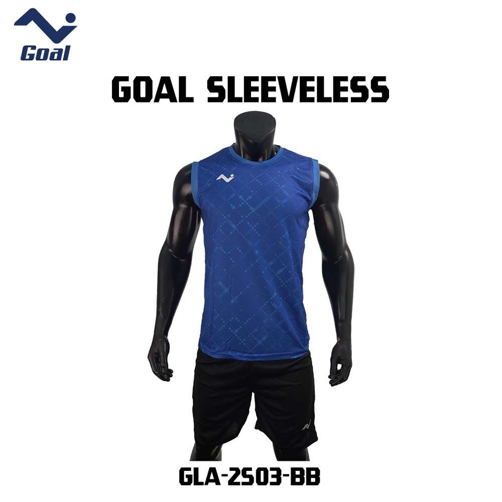 Olympic Goal Sleeveless Jersey GLA-2503 Blue XXL