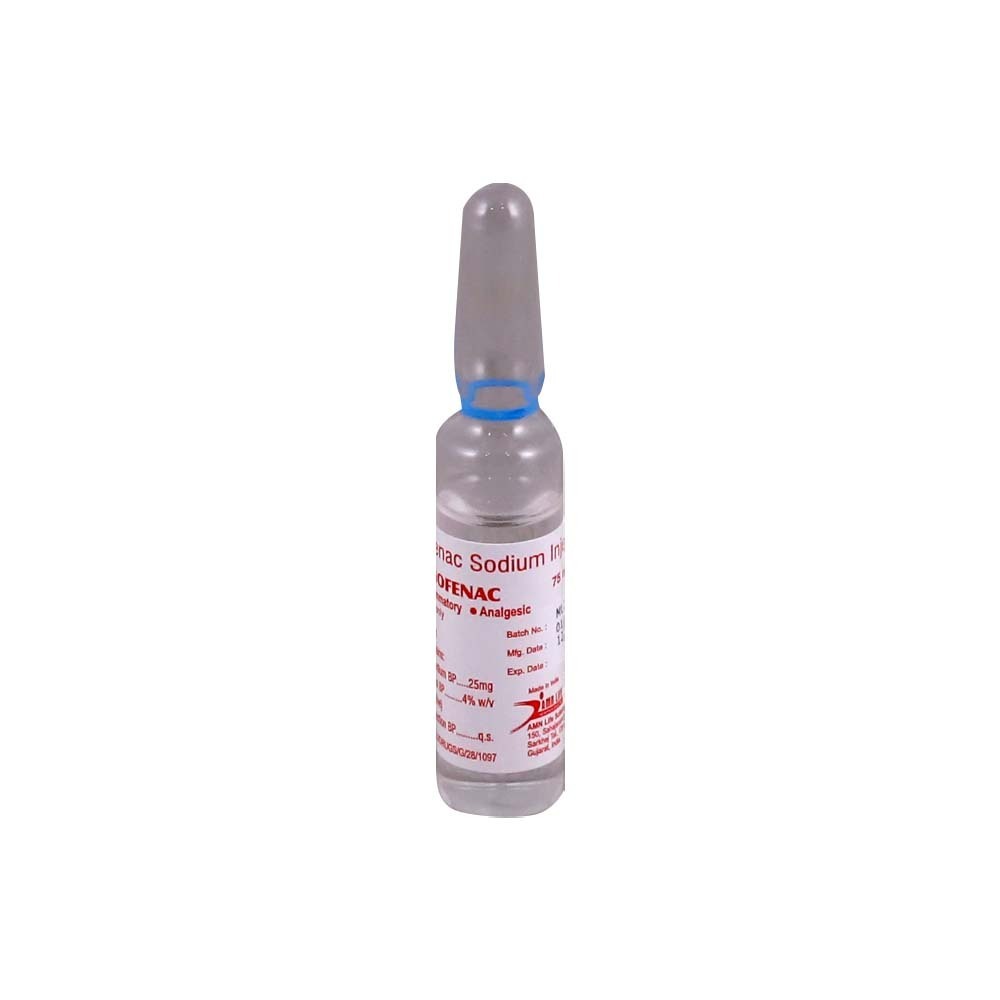 Amnofenac Diclofenac 75MG Inj 3ML