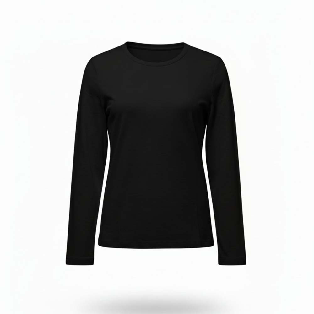 223204101022 Bossini Ladies T-Shirt FW 22 Black ( XS )