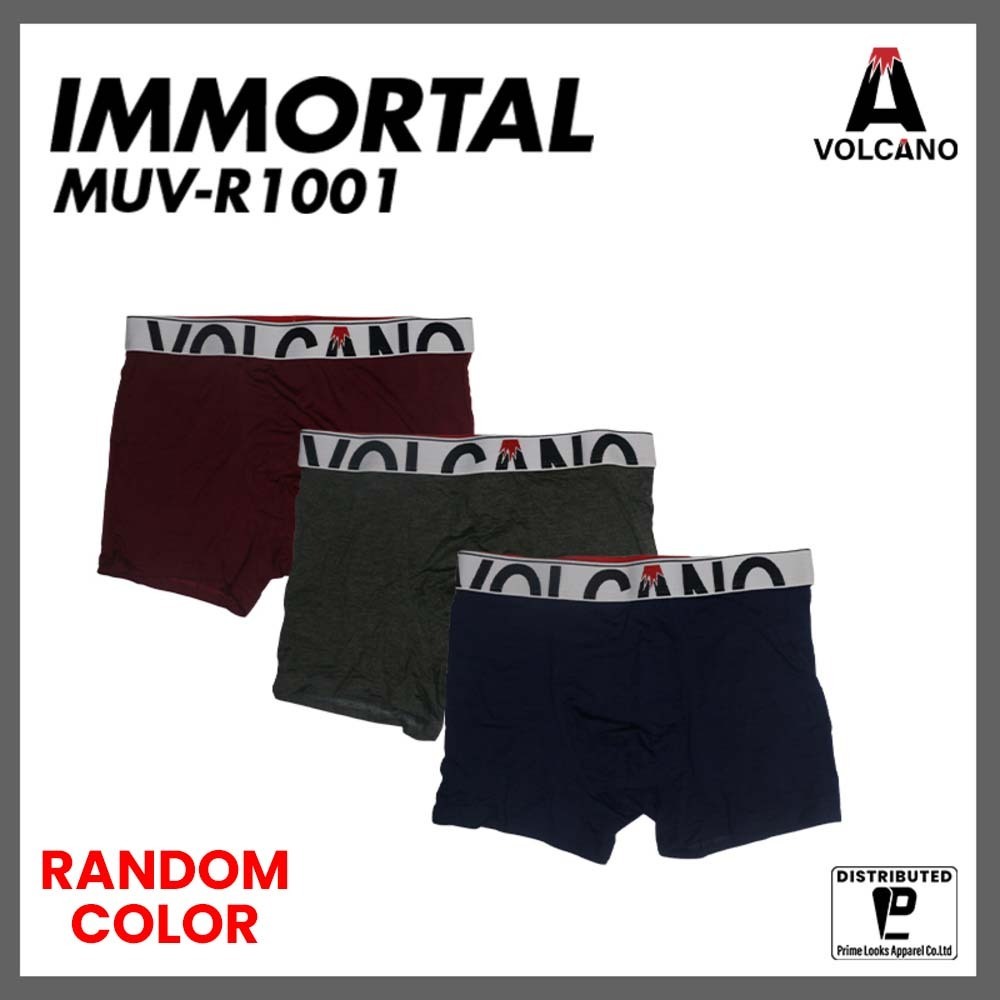 VOLCANO Immortal Series Men's Cotton Boxer [ 2 PIECES IN ONE BOX ] MUV-R1001/L