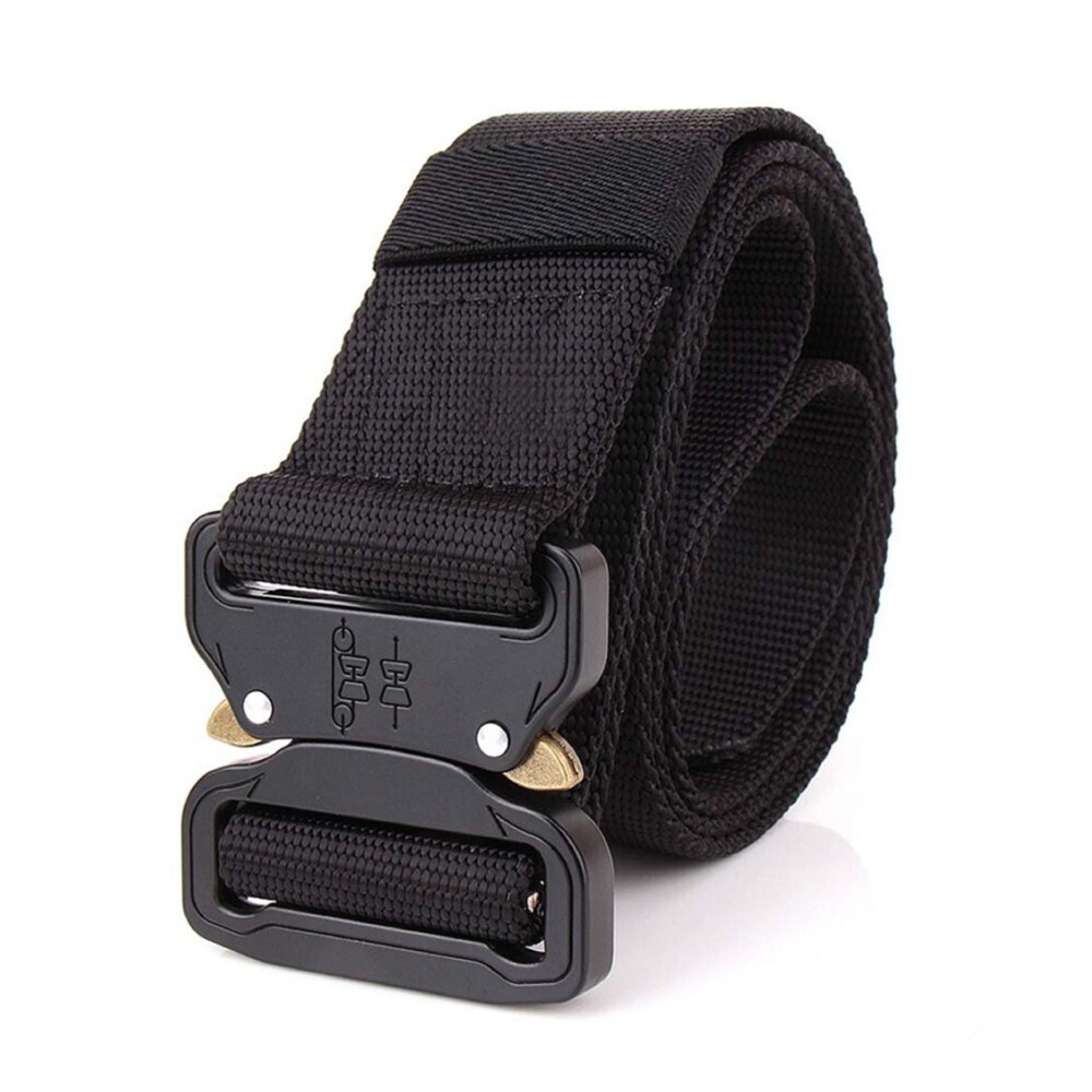 MTH Button Belt Black